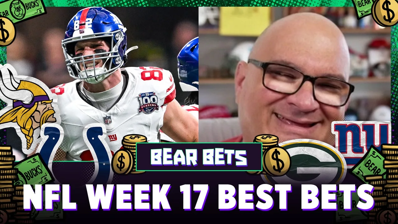 Minnesota Vikings, New York Giants Week 17 NFL BEST BETS | Bear Bets