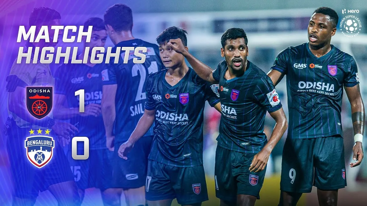 Odisha showdown dominates Bengaluru in a thrilling ISL  1